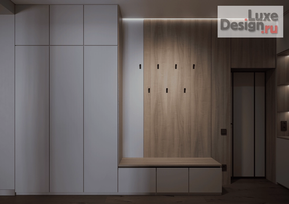 Дизайн интерьера двухкомнатной квартиры "Проект первого яруса квартиры для холостяка" (фото 13)