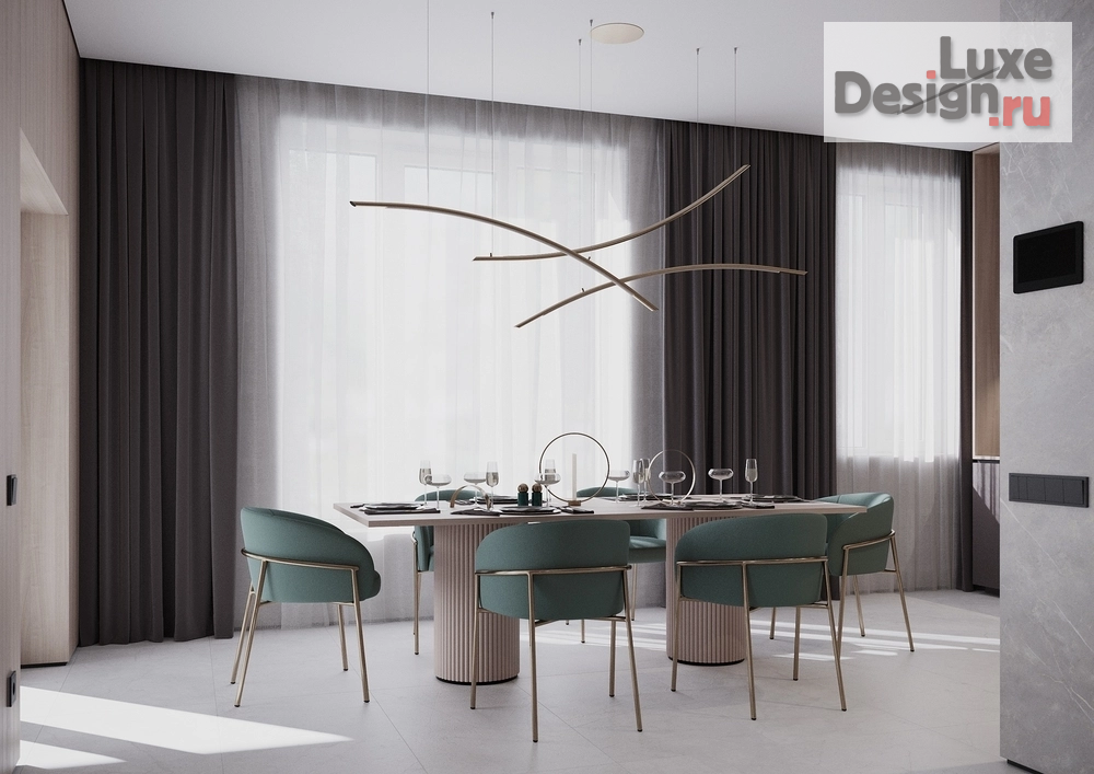 Дизайн интерьера частного дома "Дизайн-проект частного дома для семейной пары" (фото 1)