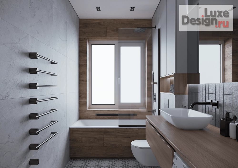 Дизайн интерьера двухкомнатной квартиры "Проект первого яруса квартиры для холостяка" (фото 10)