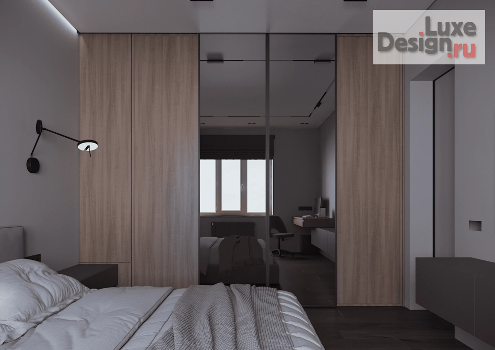 Дизайн интерьера двухкомнатной квартиры "Проект первого яруса квартиры для холостяка" (фото 7)