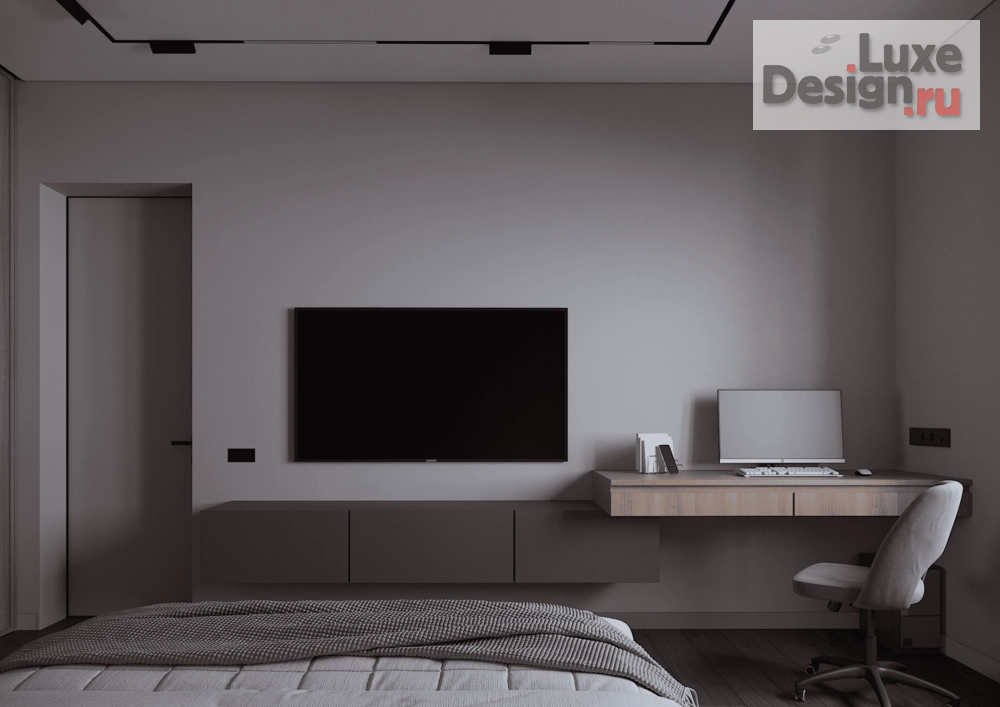 Дизайн интерьера двухкомнатной квартиры "Проект первого яруса квартиры для холостяка" (фото 8)