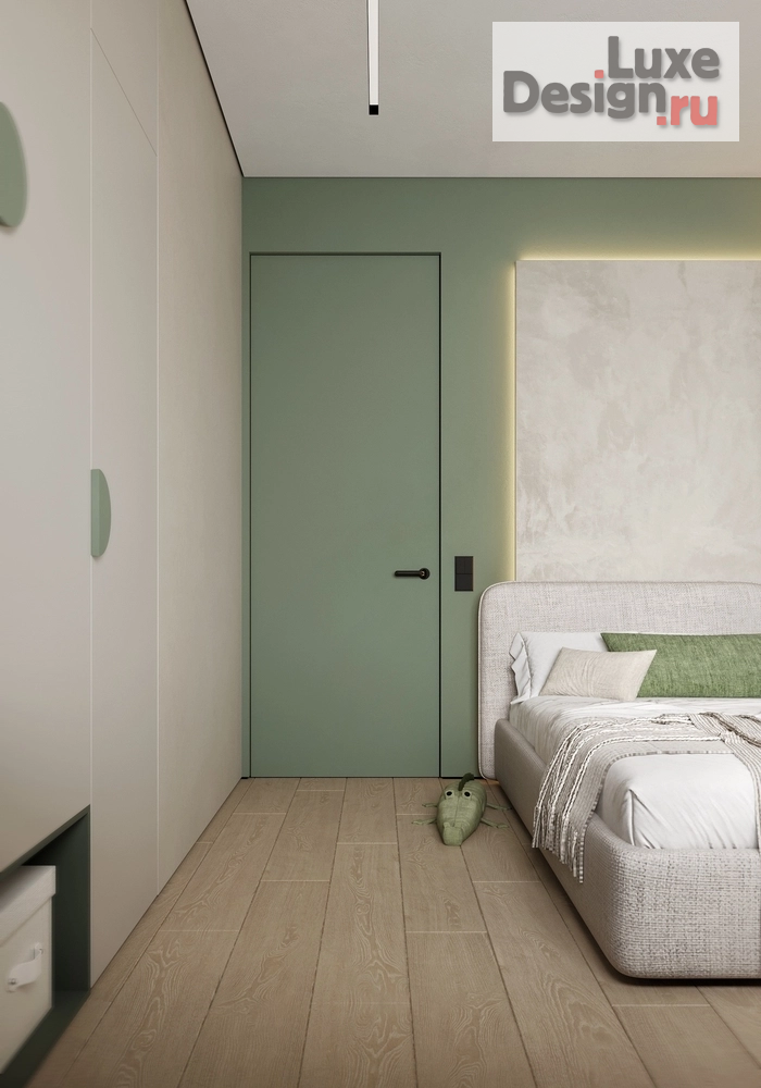 Дизайн интерьера детской "10 м² для учёбы, игр и отдыха — детская в ЖК «Новая жизнь»" (фото 4)