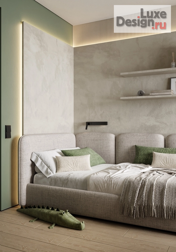 Дизайн интерьера детской "10 м² для учёбы, игр и отдыха — детская в ЖК «Новая жизнь»" (фото 6)