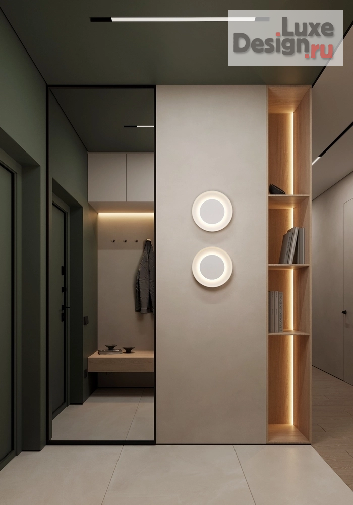 Дизайн интерьера гостиной "ЖК "Новая Жизнь", прихожая, кухня-гостиная" (фото 12)