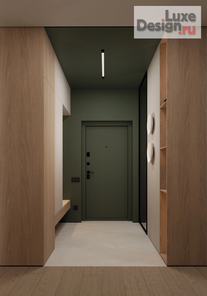 Дизайн интерьера гостиной "ЖК "Новая Жизнь", прихожая, кухня-гостиная" (фото 13)