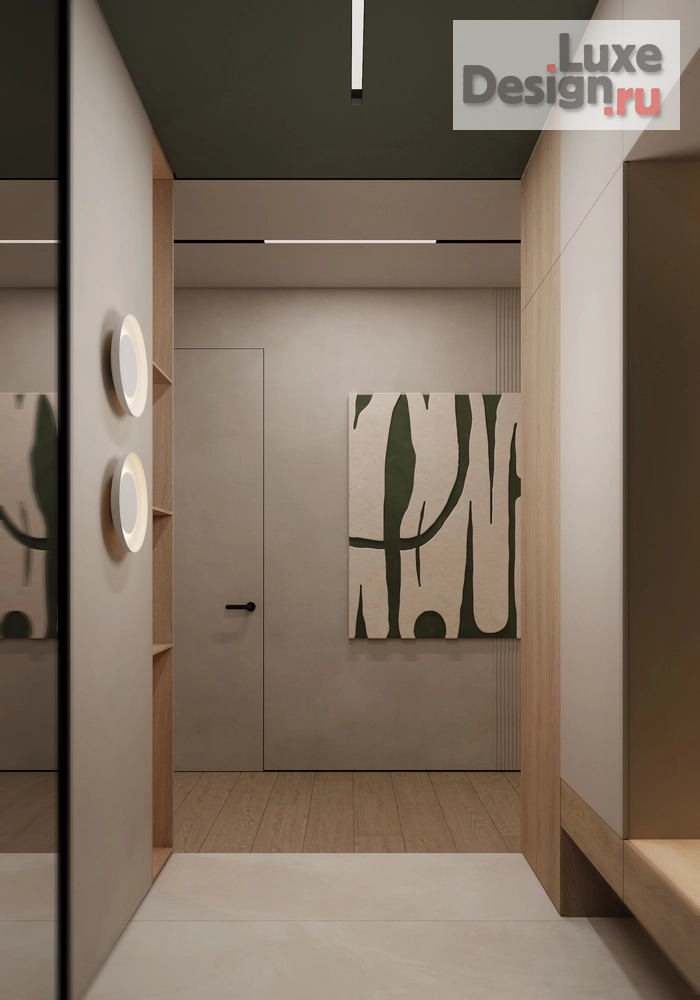 Дизайн интерьера гостиной "ЖК "Новая Жизнь", прихожая, кухня-гостиная" (фото 14)