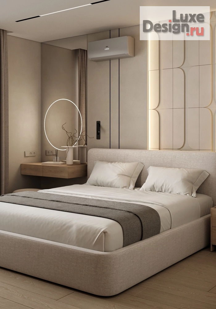 Дизайн интерьера спальни "ЖК "Новая Жизнь", спальня" (фото 2)