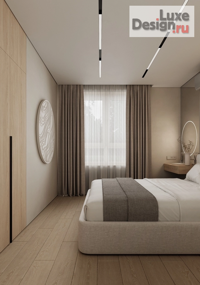 Дизайн интерьера спальни "ЖК "Новая Жизнь", спальня" (фото 3)