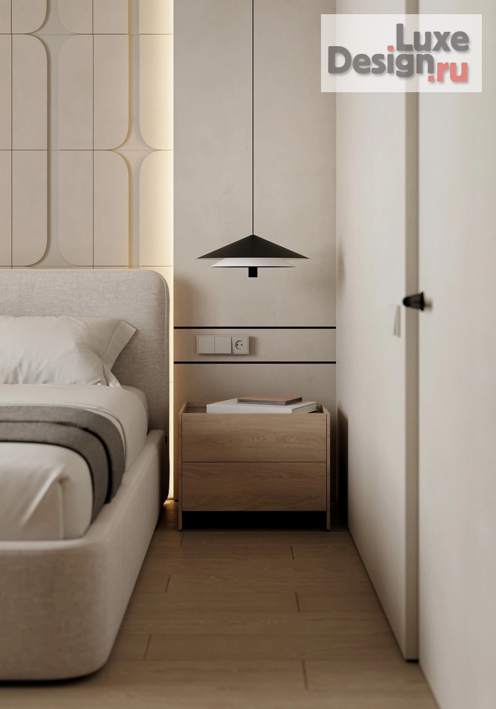 Дизайн интерьера спальни "ЖК "Новая Жизнь", спальня" (фото 7)