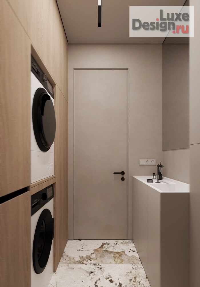 дизайн интерьера санузла "Санузел из проекта в ЖК "Новая жизнь"" (фото 3)