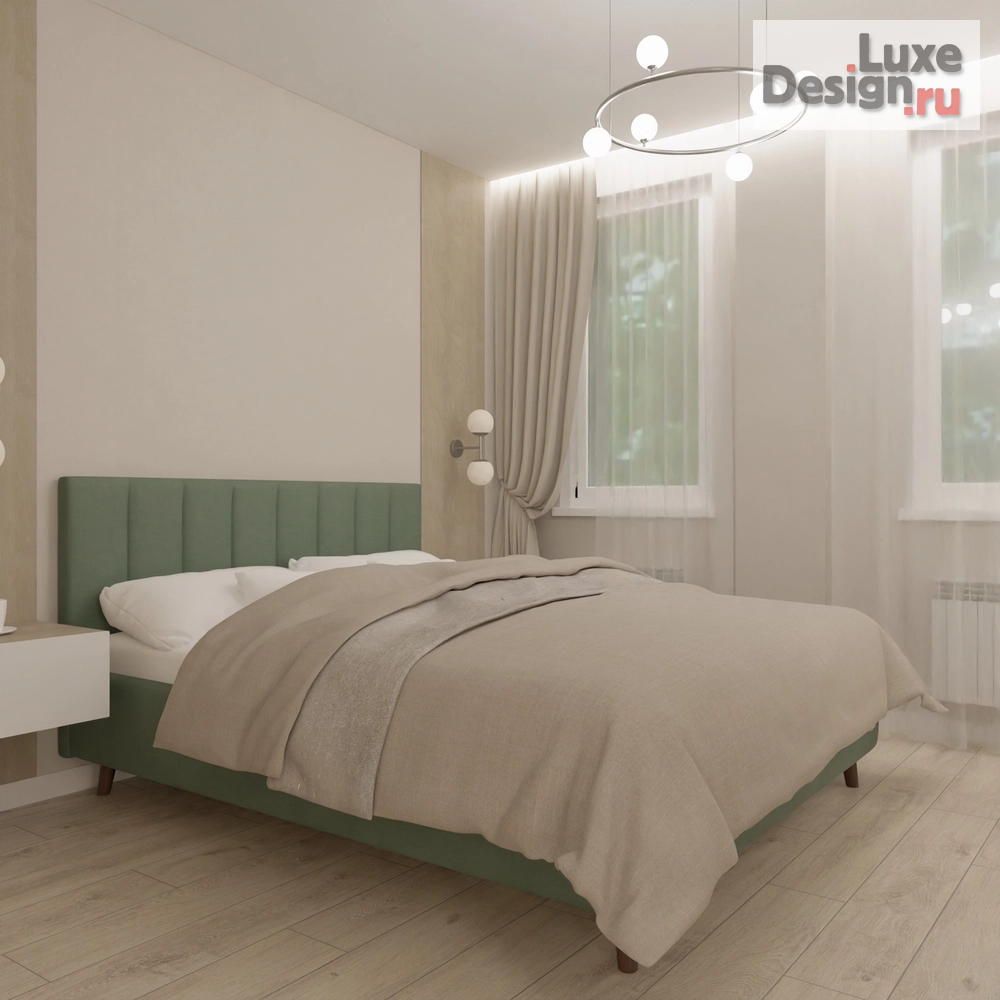 Дизайн интерьера трехкомнатной квартиры "Квартира 85 кв.м. в светлых тонах" (фото 2)