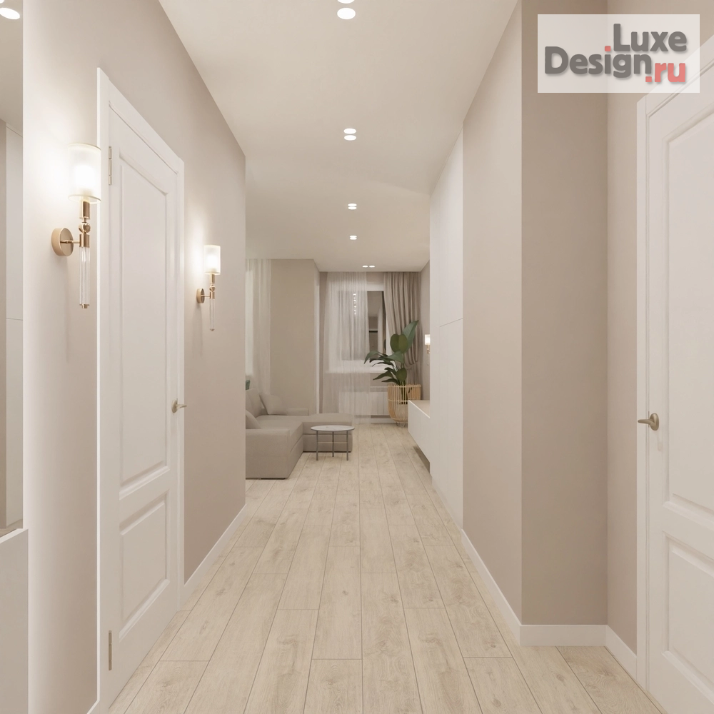 Дизайн интерьера трехкомнатной квартиры "Квартира 85 кв.м. в светлых тонах" (фото 24)