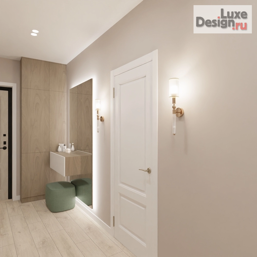 Дизайн интерьера трехкомнатной квартиры "Квартира 85 кв.м. в светлых тонах" (фото 21)