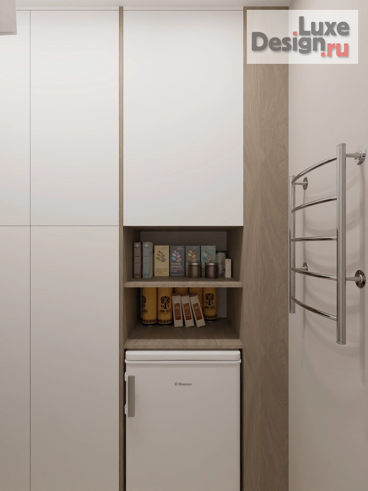 Дизайн интерьера трехкомнатной квартиры "Квартира 85 кв.м. в светлых тонах" (фото 15)