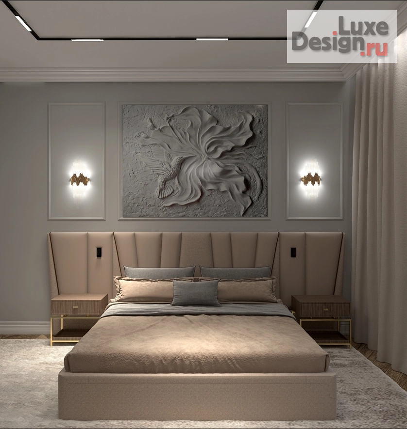 Дизайн интерьера двухкомнатной квартиры "Гармония стилей: уют на двоих" (фото 4) от дизайнера Энглина Елена Дизайн интерьера двухкомнатной квартиры "Гармония стилей: уют на двоих" (фото 4)