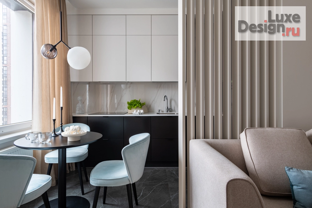 Дизайн интерьера двухкомнатной квартиры "Лесопарковый" (фото 2) от дизайнера Котова Алеся Владимировна Дизайн интерьера двухкомнатной квартиры "Лесопарковый" (фото 2)