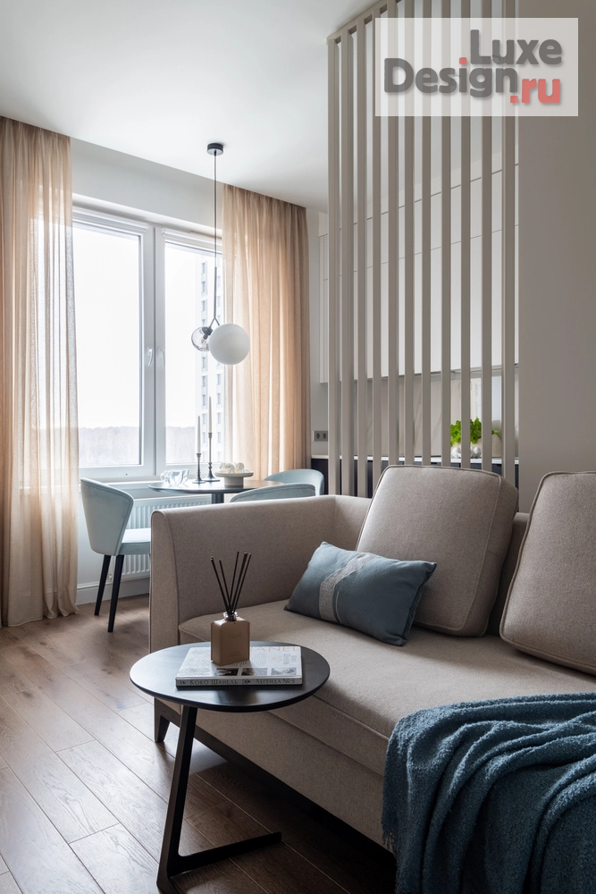 Дизайн интерьера двухкомнатной квартиры "Лесопарковый" (фото 5) от дизайнера Котова Алеся Владимировна Дизайн интерьера двухкомнатной квартиры "Лесопарковый" (фото 5)