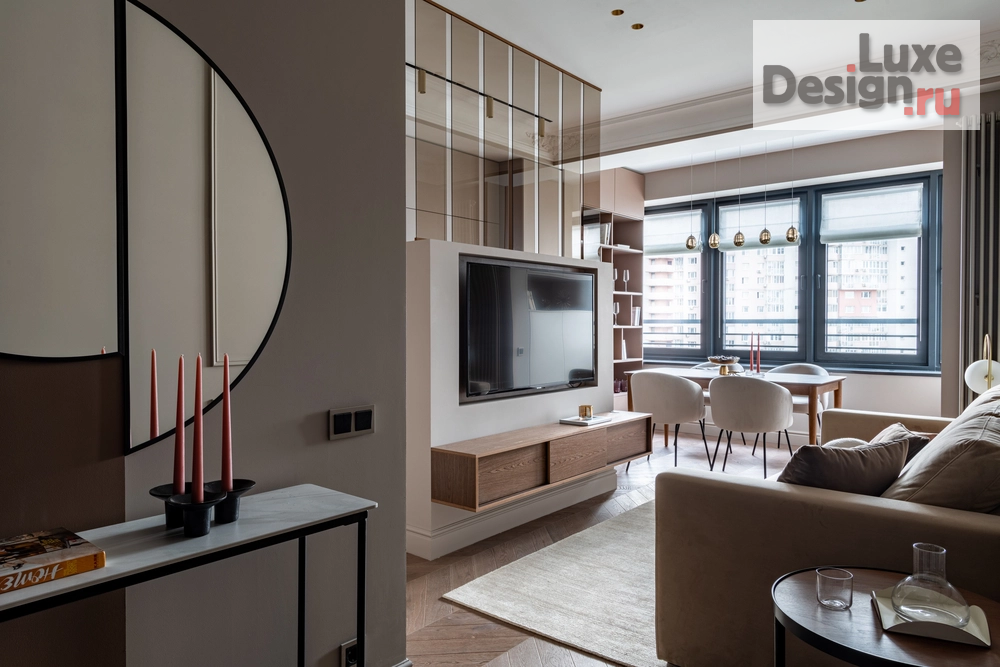 Дизайн интерьера двухкомнатной квартиры "Проект на ул. Эльдара Рязанова" (фото 1)