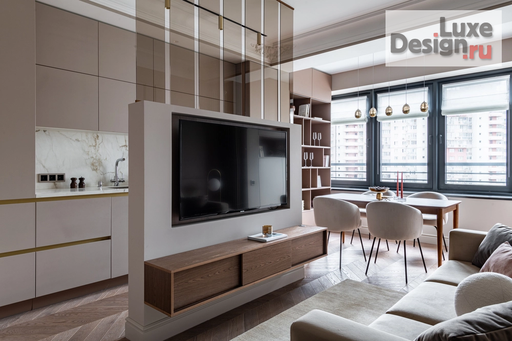 Дизайн интерьера двухкомнатной квартиры "Проект на ул. Эльдара Рязанова" (фото 3)