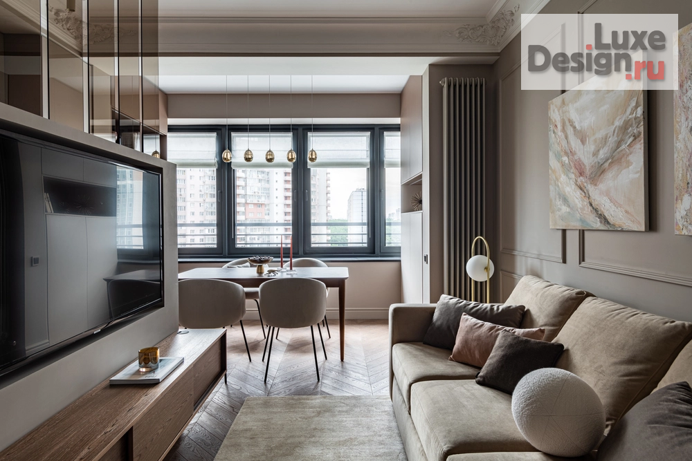 Дизайн интерьера двухкомнатной квартиры "Проект на ул. Эльдара Рязанова" (фото 4)