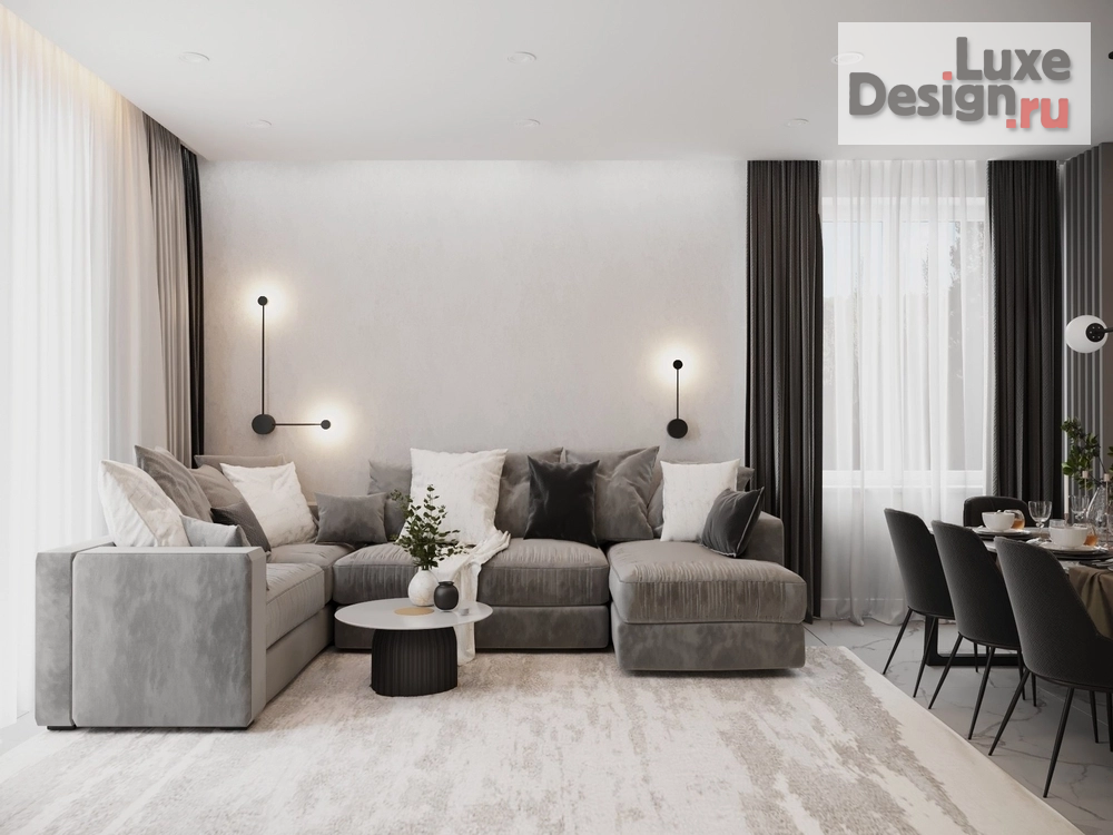 Дизайн интерьера кухни "Кухня гостиная " (фото 3)