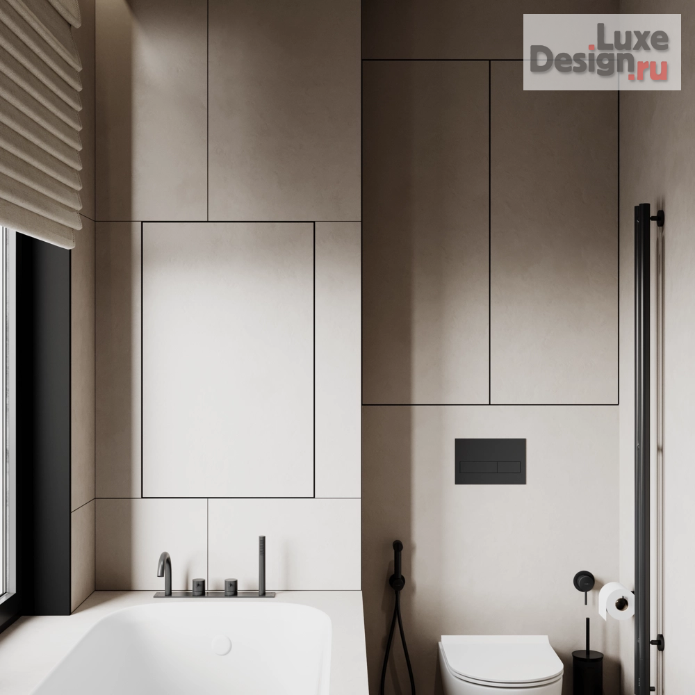 Дизайн интерьера квартиры "Дизайн-проект квартиры в современном стиле в ЖК Shome, 100 кв.м." (фото 13)