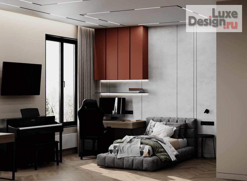 Дизайн интерьера квартиры "Дизайн-проект квартиры в современном стиле в ЖК Shome, 100 кв.м." (фото 15)