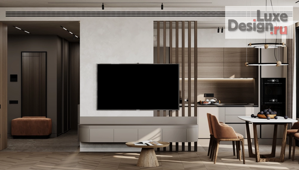 Дизайн интерьера квартиры "Дизайн-проект квартиры в современном стиле в ЖК Shome, 100 кв.м." (фото 1)