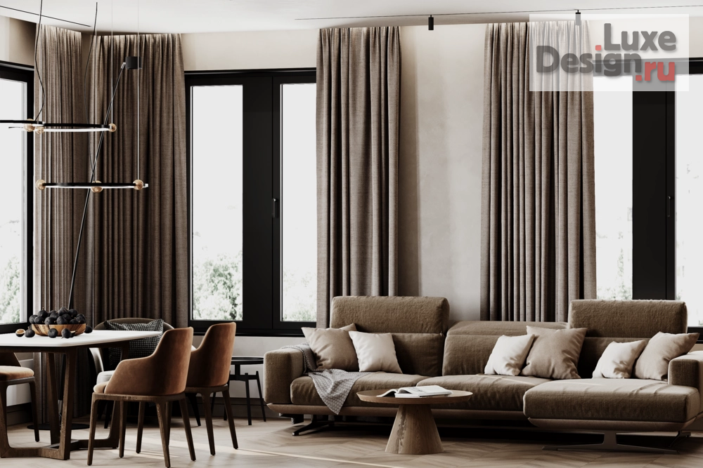 Дизайн интерьера квартиры "Дизайн-проект квартиры в современном стиле в ЖК Shome, 100 кв.м." (фото 2)