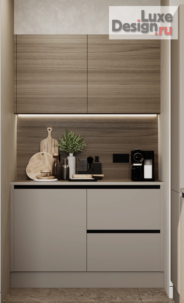 Дизайн интерьера квартиры "Дизайн-проект квартиры в современном стиле в ЖК Shome, 100 кв.м." (фото 6)