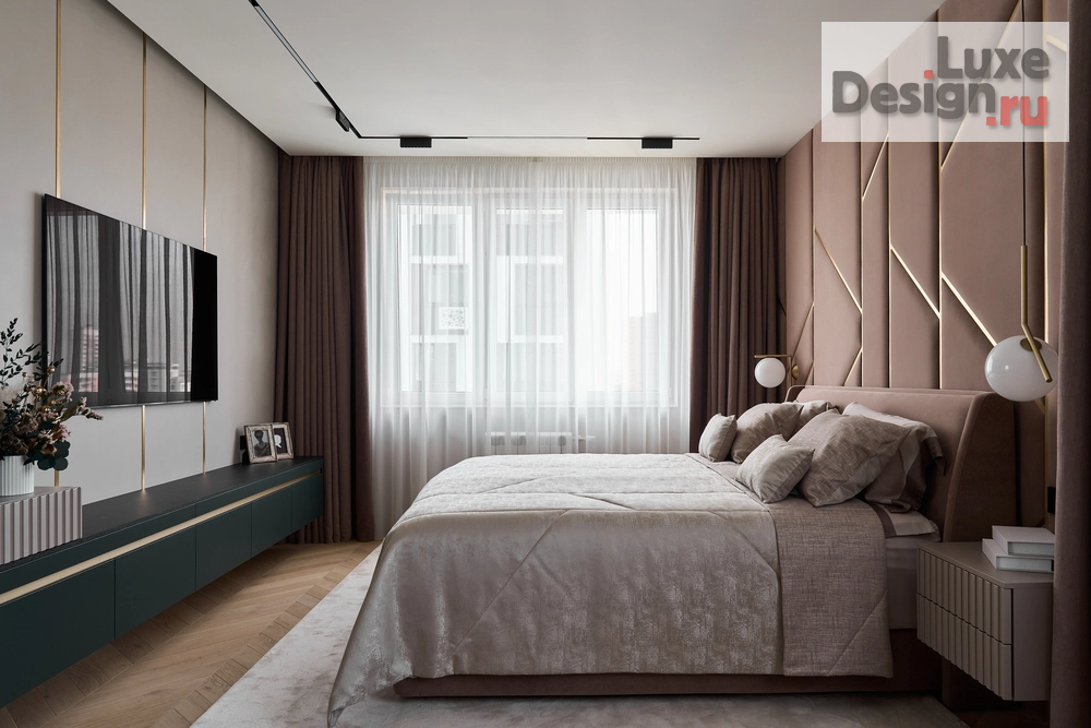 Дизайн интерьера квартиры "Реализованный интерьер квартиры в ЖК Ты и Я в стиле современная классика с элементами ар-деко, 90 кв.м." (фото 1)