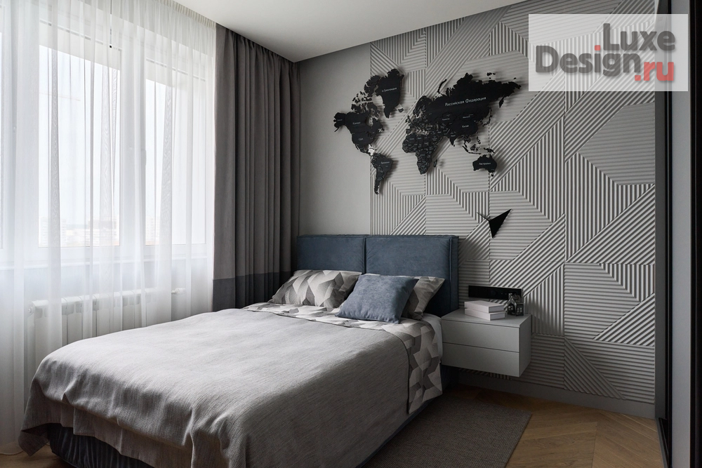 Дизайн интерьера квартиры "Реализованный интерьер квартиры в ЖК Ты и Я в стиле современная классика с элементами ар-деко, 90 кв.м." (фото 11)