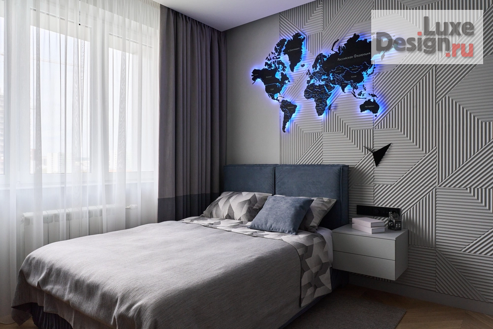 Дизайн интерьера квартиры "Реализованный интерьер квартиры в ЖК Ты и Я в стиле современная классика с элементами ар-деко, 90 кв.м." (фото 12)