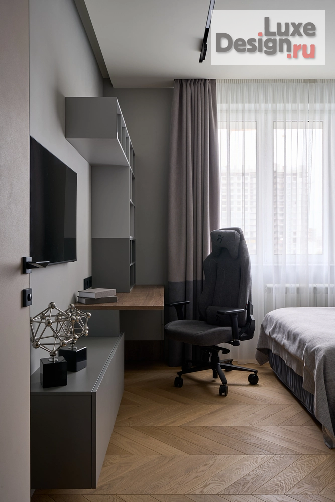 Дизайн интерьера квартиры "Реализованный интерьер квартиры в ЖК Ты и Я в стиле современная классика с элементами ар-деко, 90 кв.м." (фото 13)