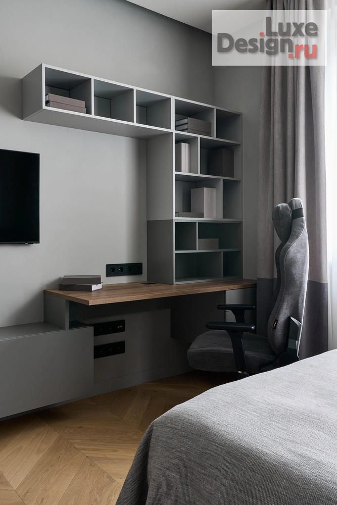 Дизайн интерьера квартиры "Реализованный интерьер квартиры в ЖК Ты и Я в стиле современная классика с элементами ар-деко, 90 кв.м." (фото 14)