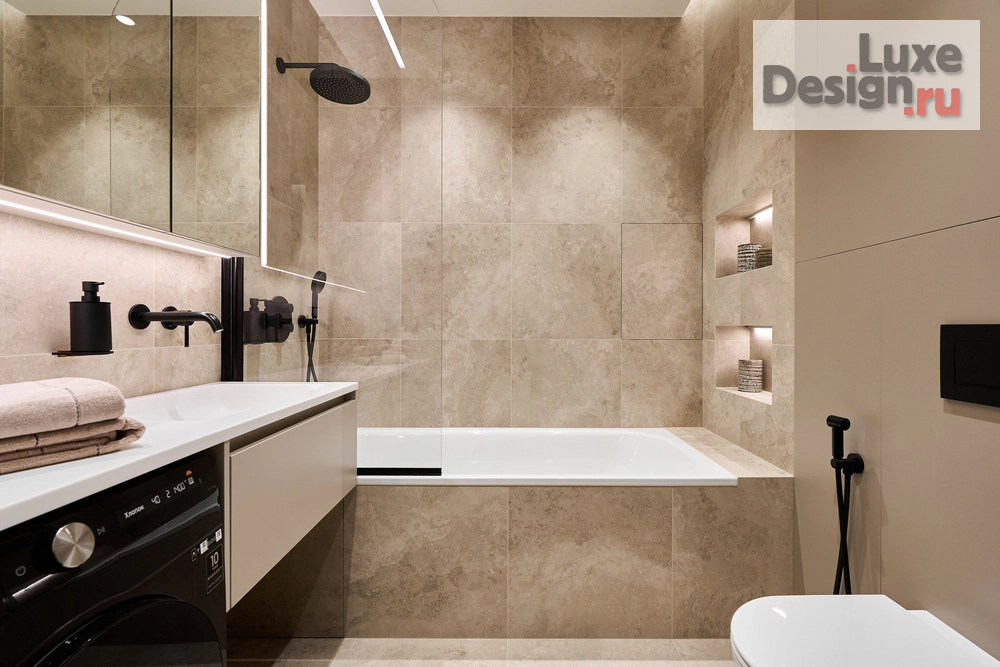 Дизайн интерьера квартиры "Реализованный интерьер квартиры в ЖК Ты и Я в стиле современная классика с элементами ар-деко, 90 кв.м." (фото 21)