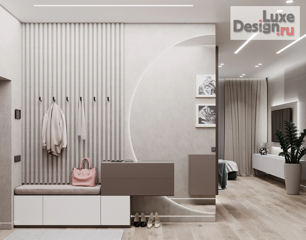 Дизайн интерьера квартиры "Дизайн-проект квартиры в современном стиле на ул.Мосфильмовская, 115 кв.м." (фото 9)