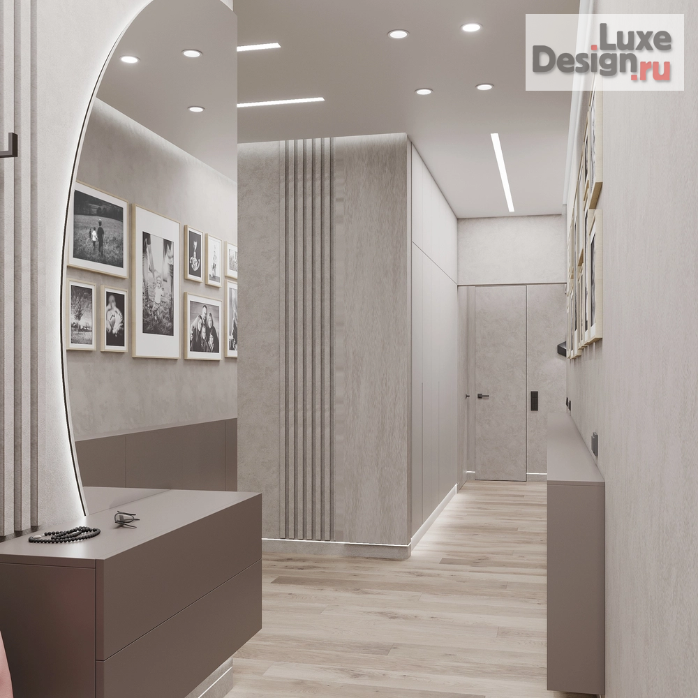 Дизайн интерьера квартиры "Дизайн-проект квартиры в современном стиле на ул.Мосфильмовская, 115 кв.м." (фото 11)