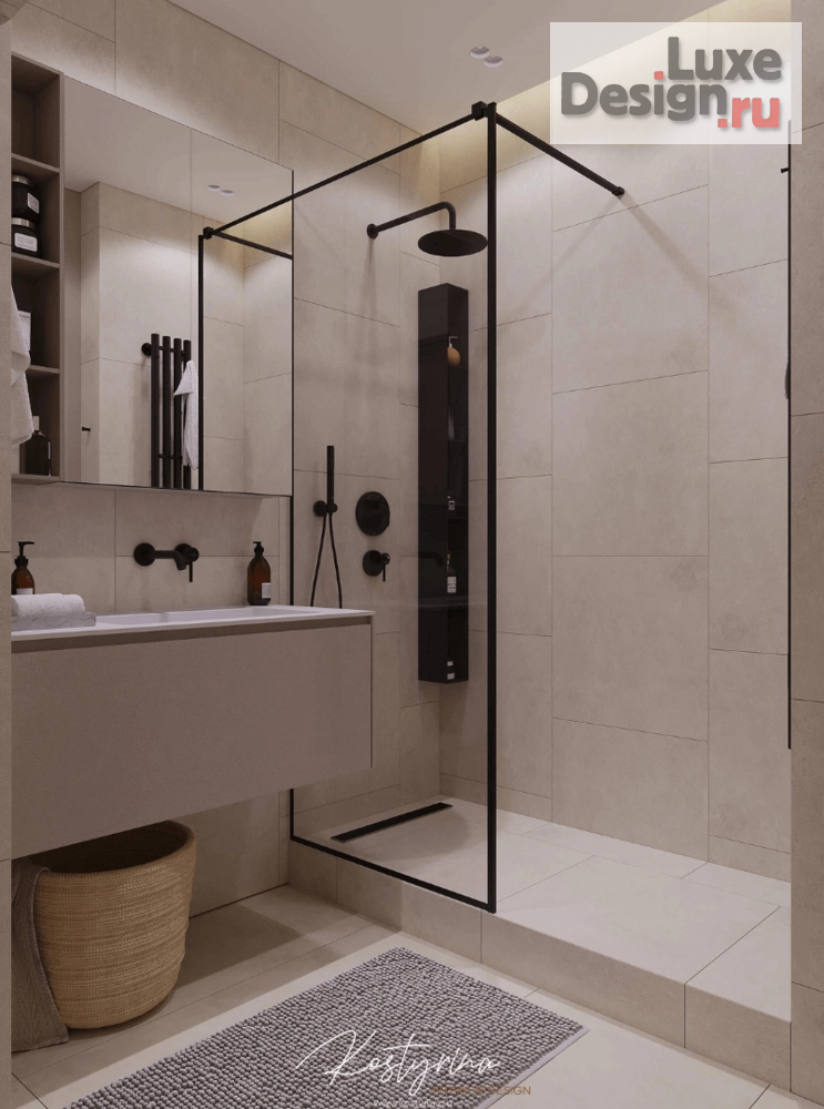 Дизайн интерьера квартиры "Дизайн-проект квартиры в современном стиле в ЖК Monodom, 106 кв.м." (фото 29)