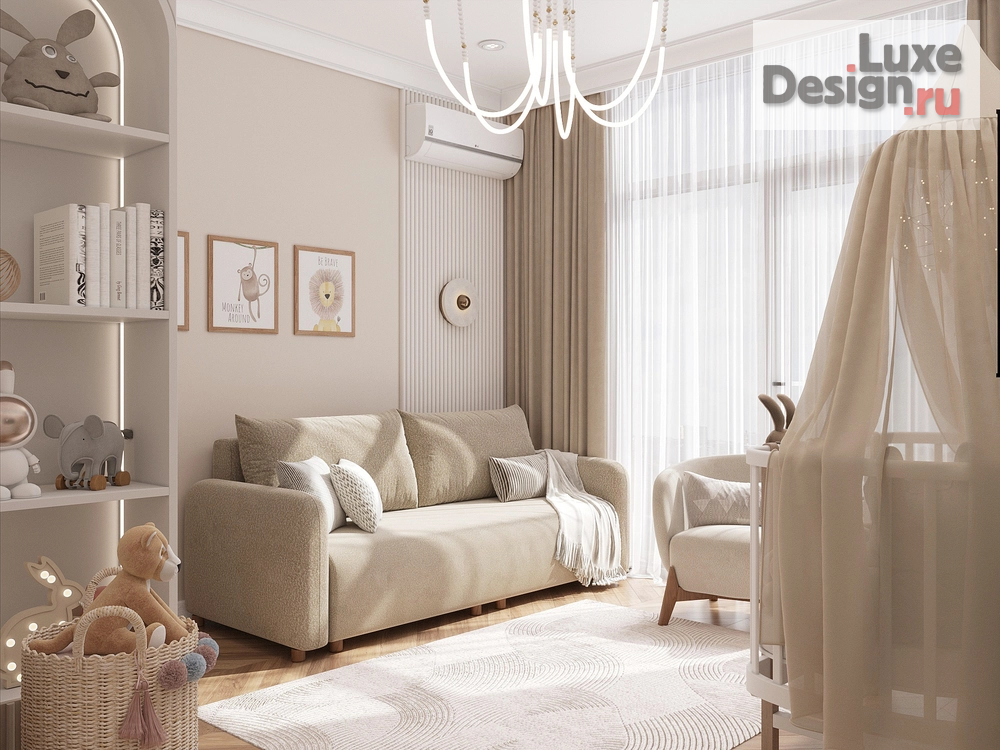 Дизайн интерьера гостиной "Квартира с кухней-гостиной " (фото 3)