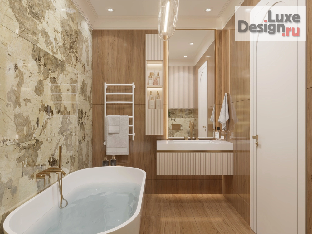 Дизайн интерьера гостиной "Квартира с кухней-гостиной " (фото 7)