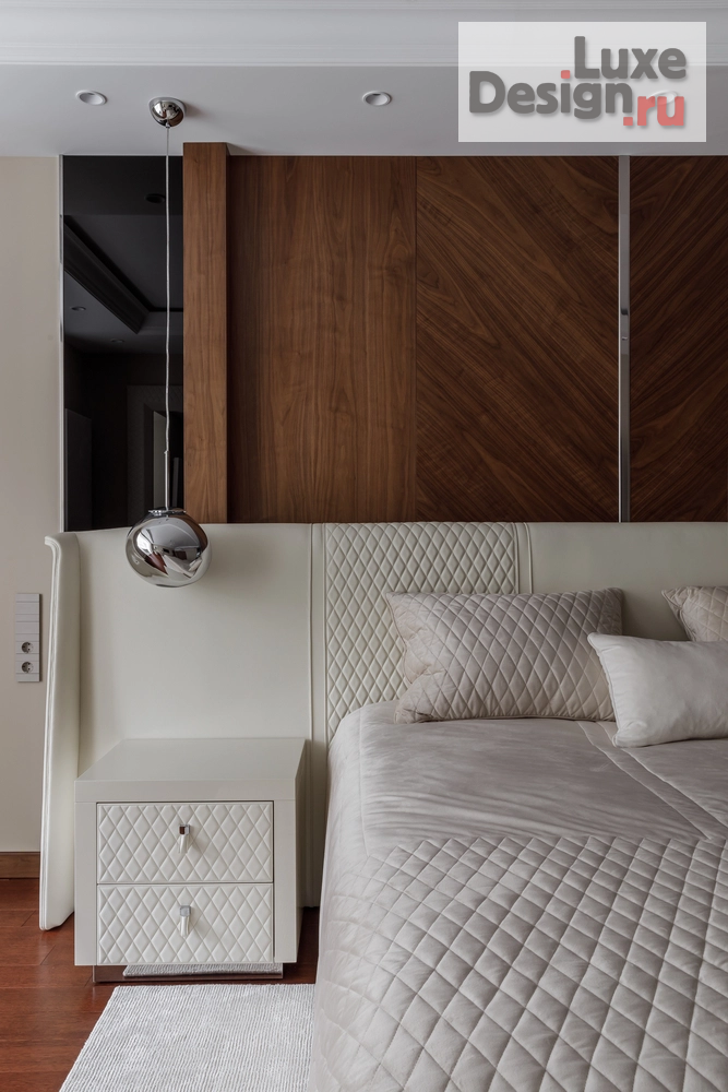 Дизайн интерьера спальни "Квартира с видом на набережную" (фото 3)