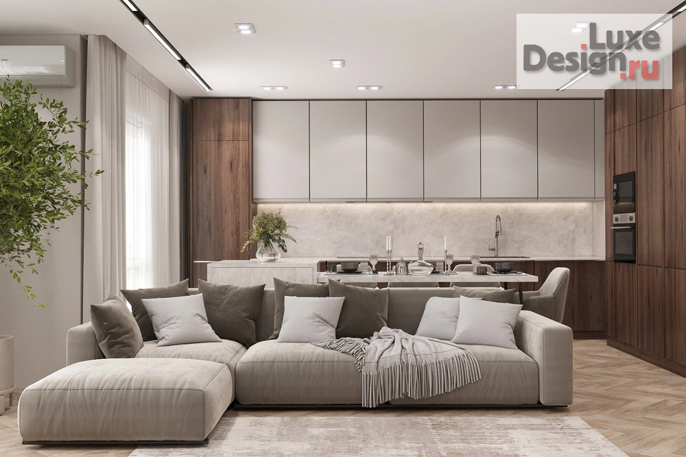Дизайн интерьера квартиры "Гостиная кухня" (фото 3)