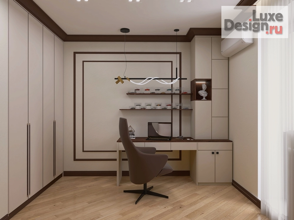 Дизайн интерьера четырехкомнатной квартиры "Квартира с историей" (фото 37) от дизайнера Рудюк Екатерина Дизайн интерьера четырехкомнатной квартиры "Квартира с историей" (фото 37)