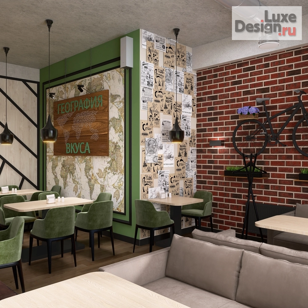 Дизайн интерьера кафе "Кафе "Галерея вкуса"" (фото 11)