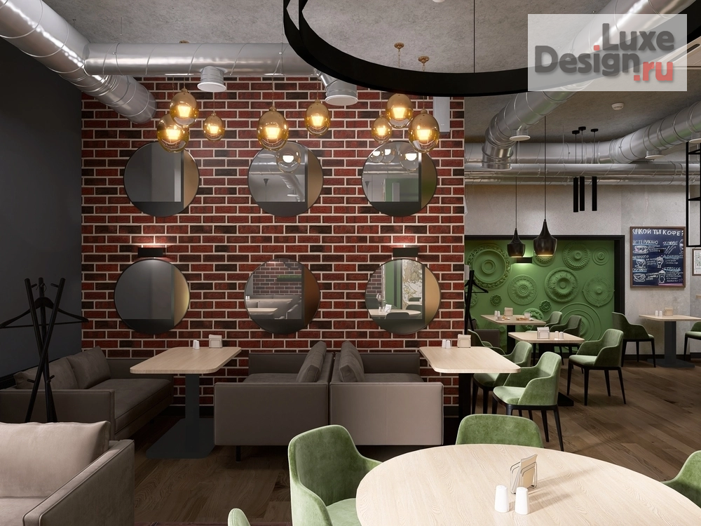 Дизайн интерьера кафе "Кафе "Галерея вкуса"" (фото 15)