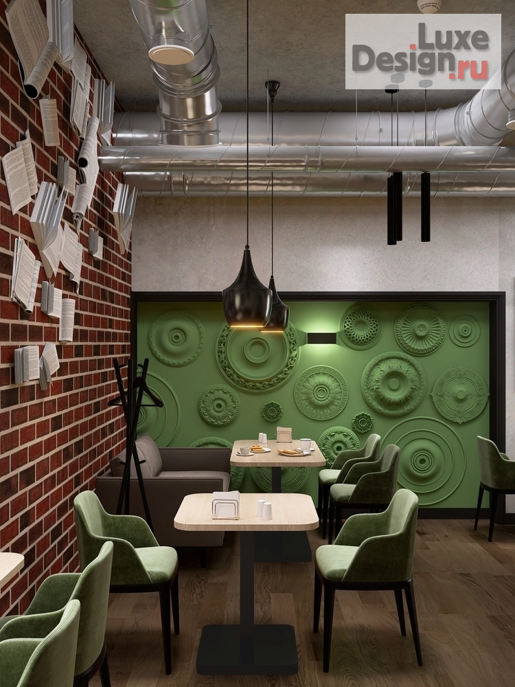 Дизайн интерьера кафе "Кафе "Галерея вкуса"" (фото 17)