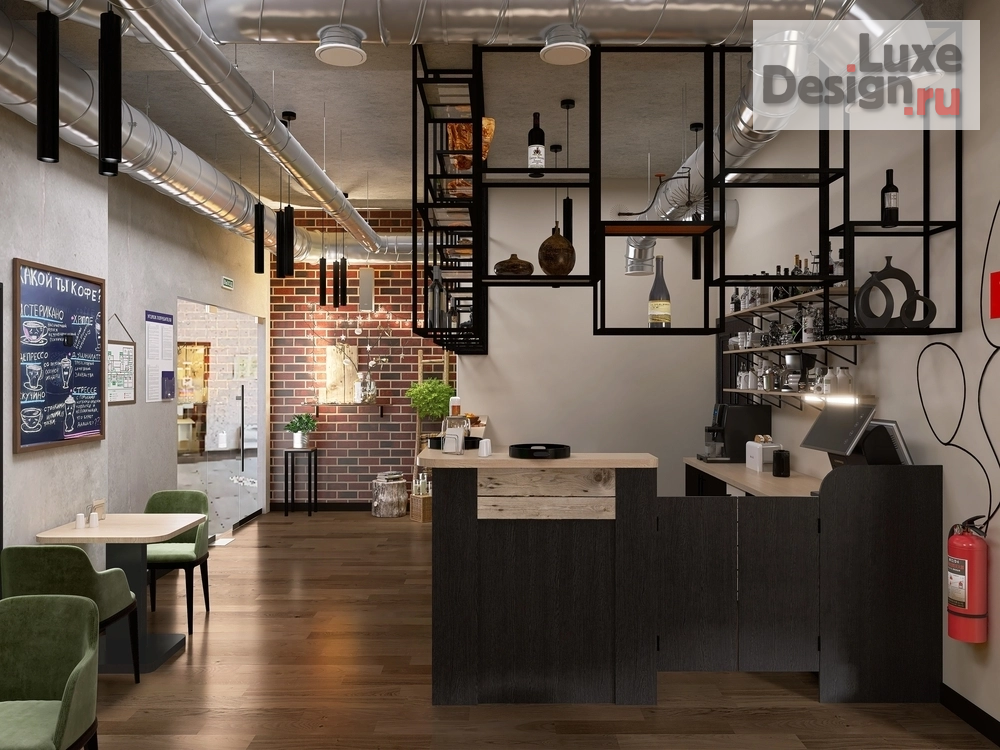 Дизайн интерьера кафе "Кафе "Галерея вкуса"" (фото 6)