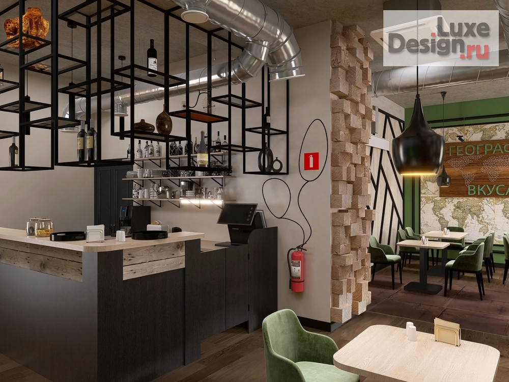 Дизайн интерьера кафе "Кафе "Галерея вкуса"" (фото 7)