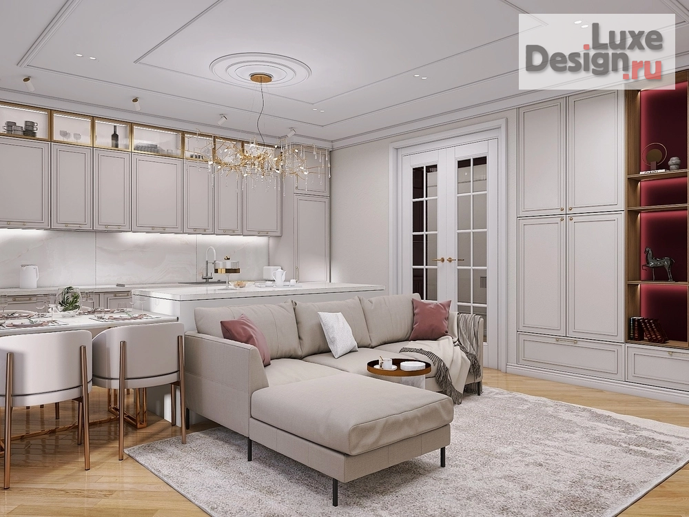 Дизайн интерьера четырехкомнатной квартиры "Квартира с историей" (фото 7) от дизайнера Рудюк Екатерина Дизайн интерьера четырехкомнатной квартиры "Квартира с историей" (фото 7)